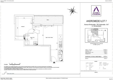 location Appartement T2 DE 42.55m² À BLAGNAC - Photo 5