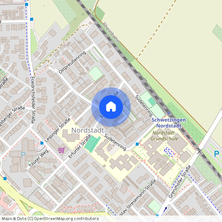 Erfurter Straße 10, 68723 Schwetzingen, Baden-Württemberg