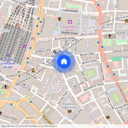 Frying Pan Alley Spitalfields E1, London, E1