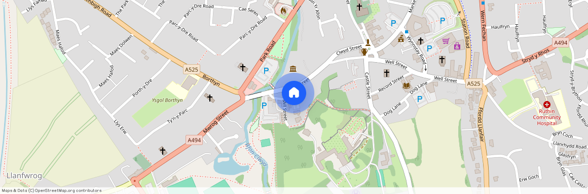 Cwrt Pendref, Rhuthun, LL15