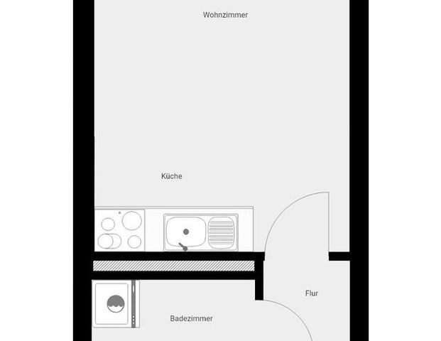 Attraktive Dachwohnung im Hochhaus: 1 Zimmer – kurzfristig bezugsfrei ! - Foto 1
