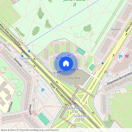 Aleja Jana Pawła Ii 1c, Gdańsk, Zaspa, Zaspa-Rozstaje