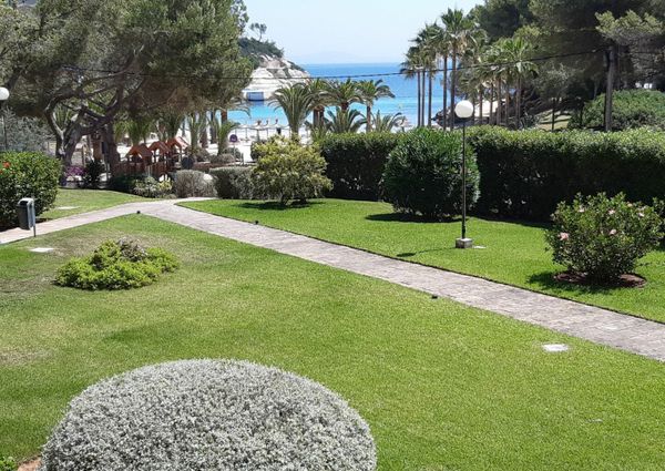 RENTED UNTIL AUGUST 2023- Seaview apartment in first line to the beach – cala vinyas