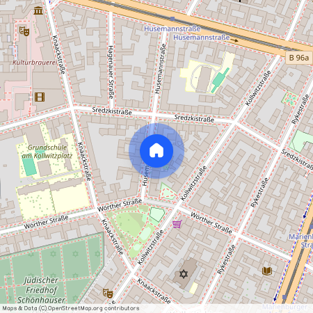 Husemanssstrasse 10, 10435 Pankow - Prenzlauer Berg