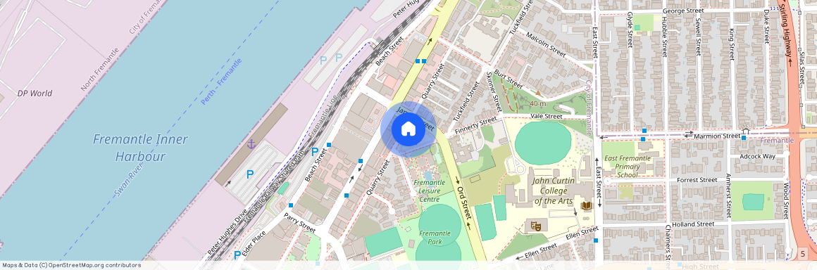 Upstairs/45 Quarry Street, Fremantle, WA 6160