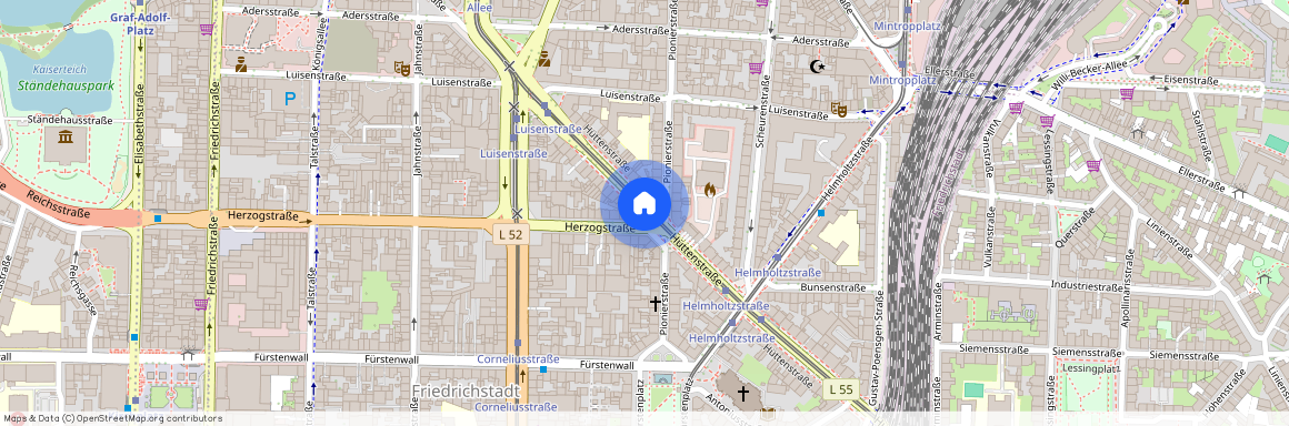 Hüttenstr. 87, 40215 Düsseldorf OT Friedrichstadt