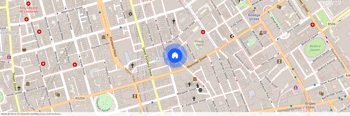 Wells Street, Fitzrovia & Covent Garden