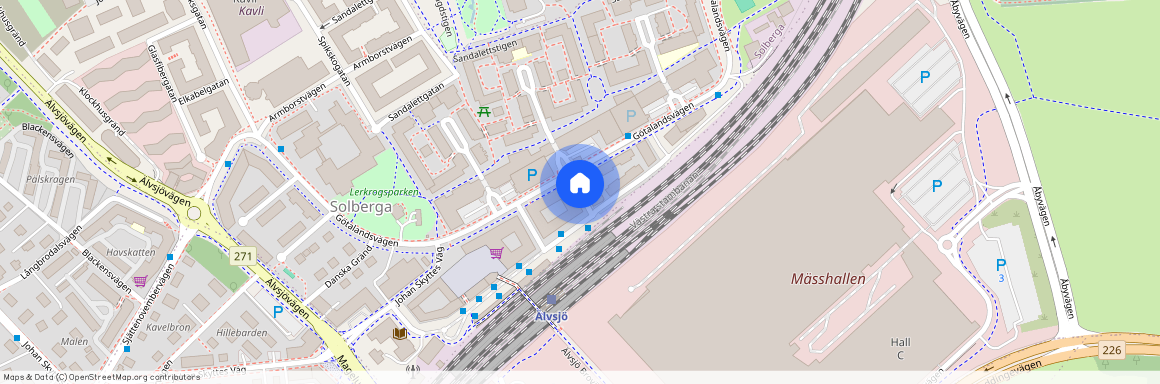 Perronggatan, Älvsjö