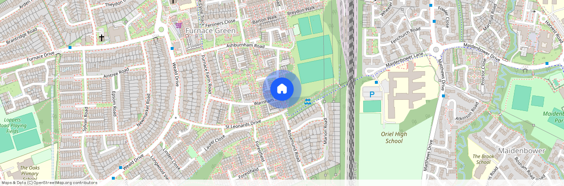 Furnace Green, Crawley, West Sussex, RH10 6QS