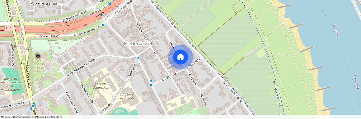 Am Deich, Düsseldorf