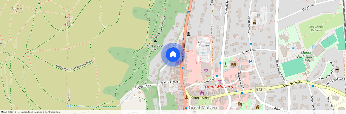Queens Drive, Malvern, Worcestershire, WR14 4RE