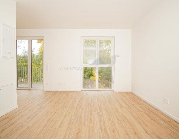 + Erstbezug nach Neubau + Singlewohnung mit Einbauküche & Balkon - barrierefrei, effizient, modern - Photo 1