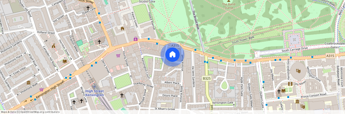 Prince of Wales Terrace, Kensington, London