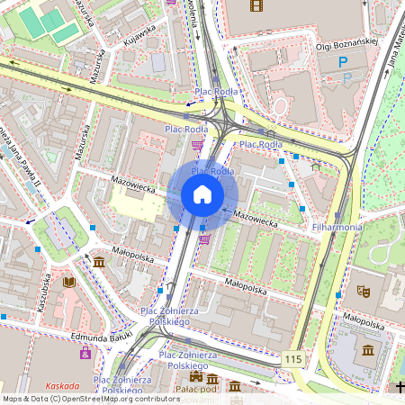ul. Mazowiecka, Centrum, Śródmieście, Szczecin, zachodniopomorskie