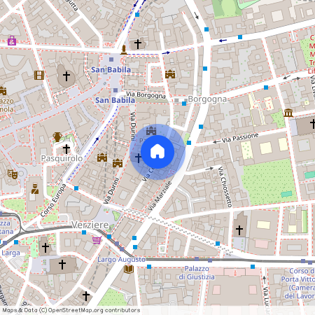 Via Cerva, Milan, Lombardy 20122