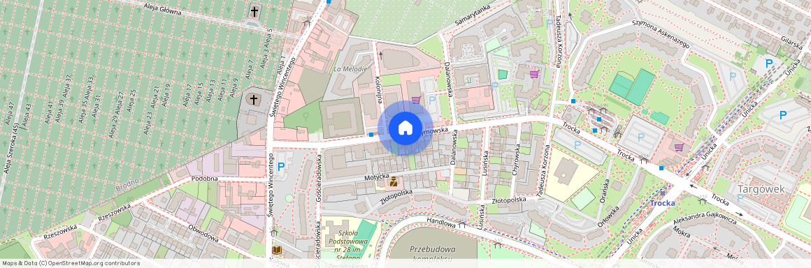 ul. Borzymowska, Targówek Mieszkaniowy, Targówek, Warszawa, mazowieckie