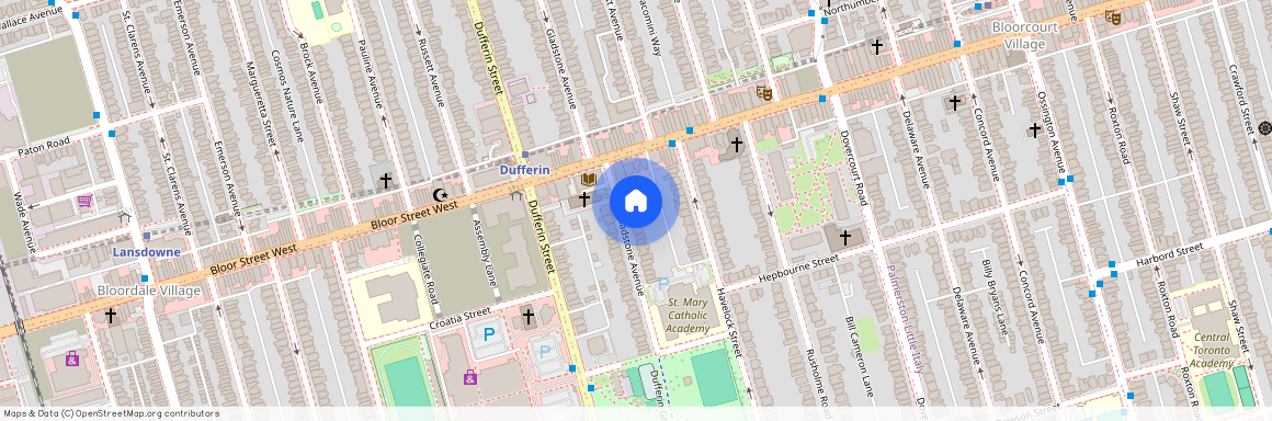 519 Gladstone Avenue Unit# #1 Basement, Toronto