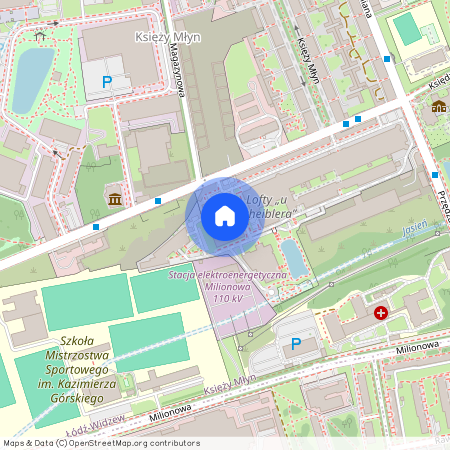 ul. ks. bp. Wincentego Tymienieckiego, Księży Młyn, Widzew, Łódź, łódzkie