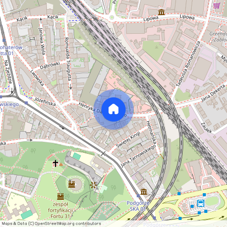 Generała Henryka Dąbrowskiego, Stare Podgórze, Podgórze, Kraków, małopolskie