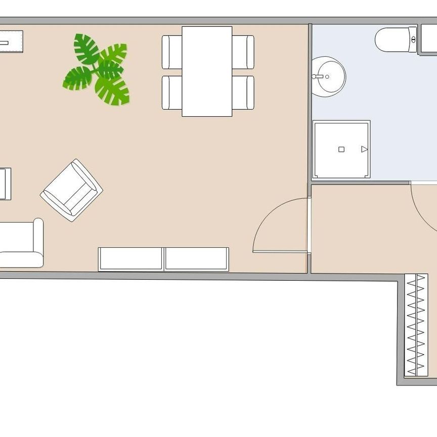 Moderne 2-Zimmer Neubauwohnung mit Balkon im 3. Stock - Foto 1