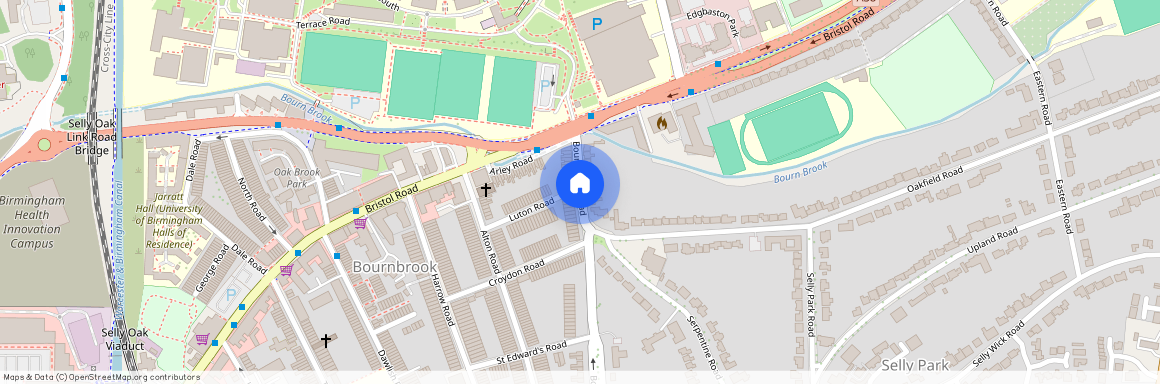 Bournbrook Road Selly Oak, B29 7BL, Birmingham