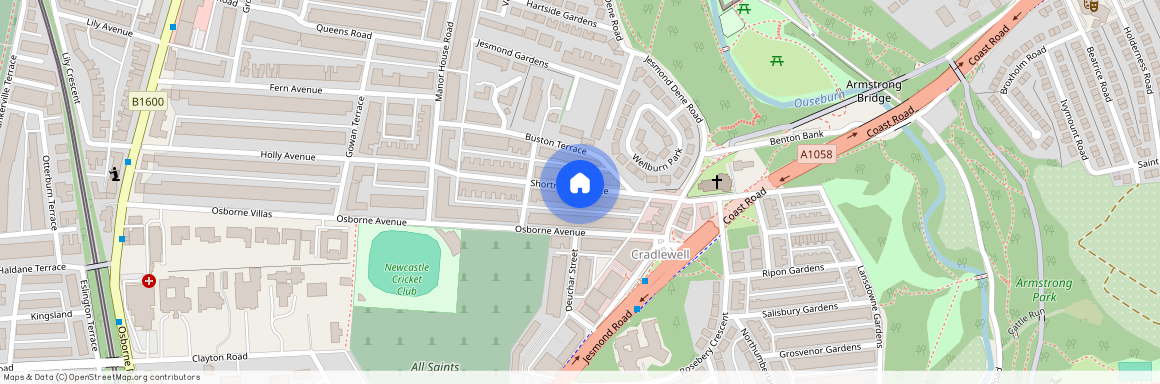 Shortridge Terrace, Jesmond, Newcastle upon Tyne NE2 2JE