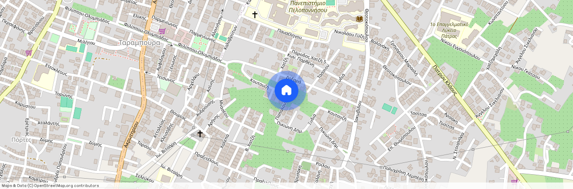 Κουτουζή 12-18, 263 34, Πάτρα (26334), Τ.Ε.Ι. (Πάτρα)