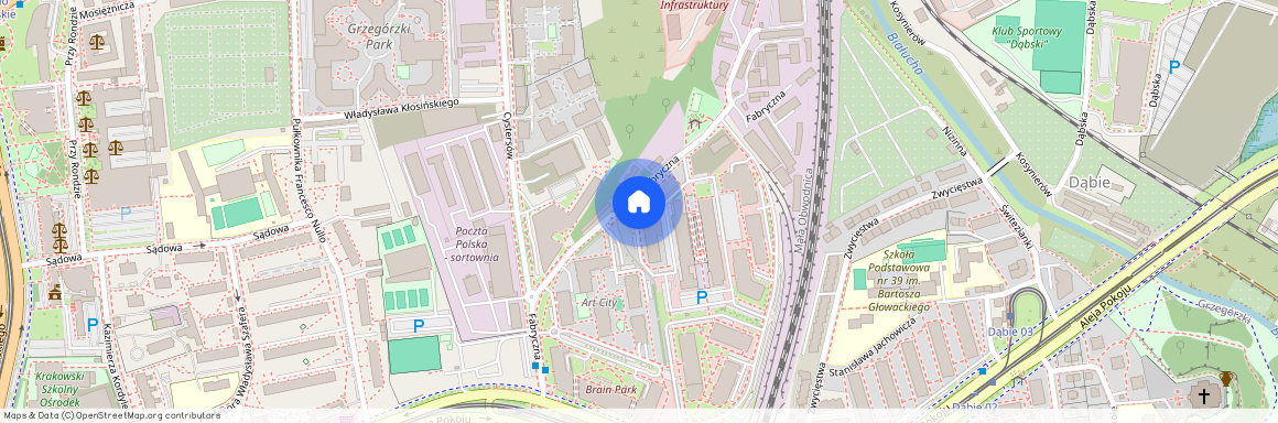 ul. Fabryczna, Grzegórzki, Grzegórzki, Kraków, małopolskie