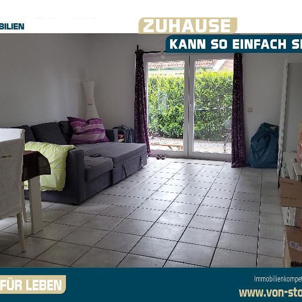 Zuhause - 3 Zimmer Erdgeschoss Maisonette Wohnung mit Stellplatz und Garten in Quickborn zu mieten - Photo 1