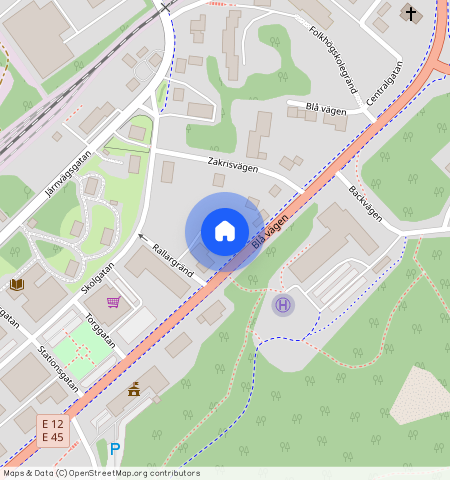 Storuman, Blå vägen 245