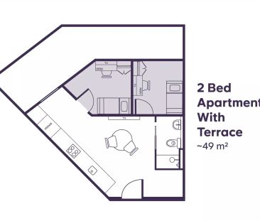2 Bed Apartment with Terrace Upper - Photo 2