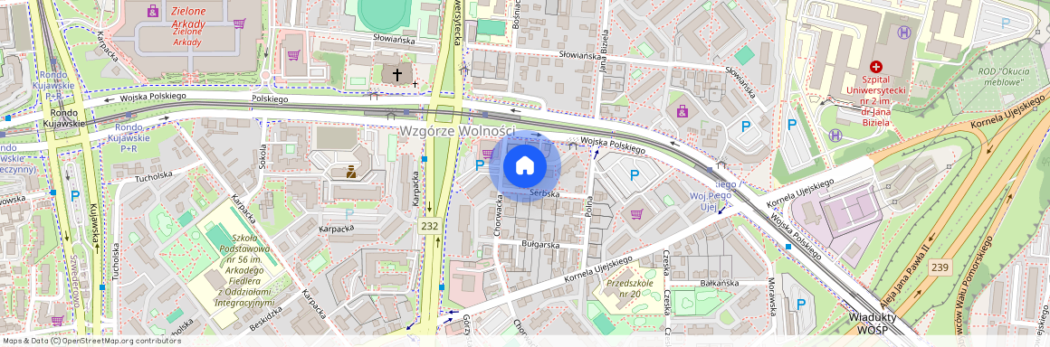 ul. Serbska, Wzgórze Wolności, Bydgoszcz, kujawsko-pomorskie