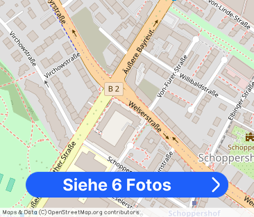 Mietwohnung in Nürnberg - Helle 1-Zimmer Wohnung mit Balkon - Foto 1