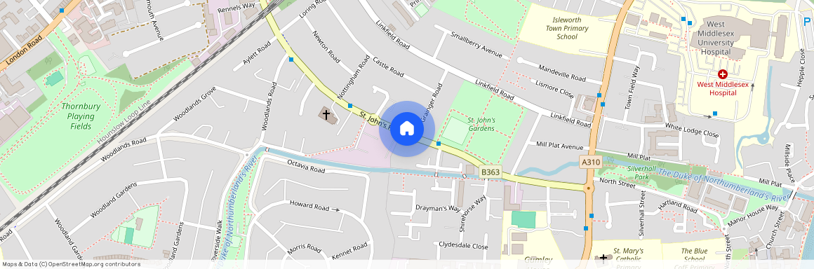 St. Johns Road, Isleworth, TW7, London