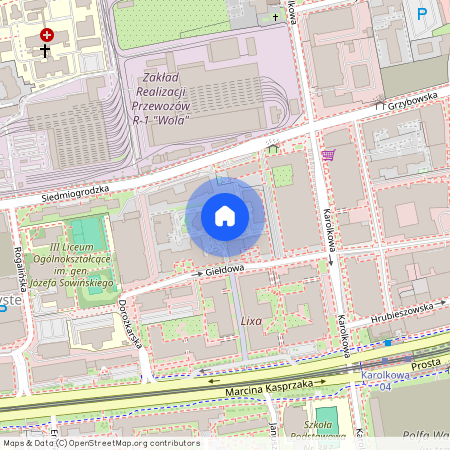 ul. Giełdowa, Czyste, Wola, Warszawa, mazowieckie