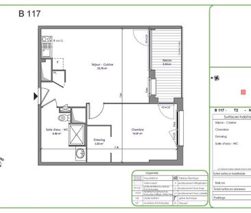 Location Appartement 2 pièces 49m² CASTANET TOLOSAN 31320 - Photo 6