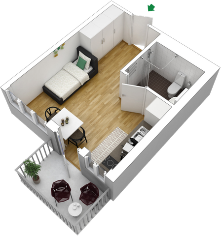 Beryllgatan 103 lgh 1313 - Foto 5