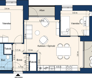 Frederiksbrovej 6, 13. Dør 4 - Photo 1