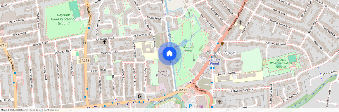 Wandle Bank, Wimbledon, London, SW19