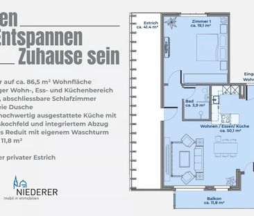 3.5 Zimmer, 86 m², 3. Stock - Photo 3
