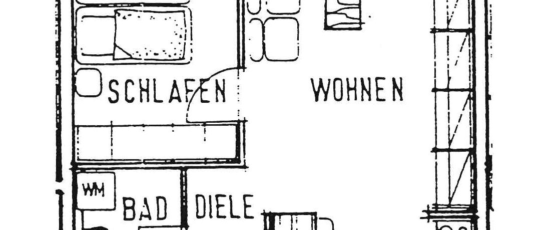 2-Raum-Wohnung, 45,2 m² im 1. OG, ruhige Lage in Gera-Aga - Foto 1