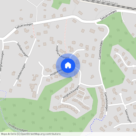 Högbackavägen, Rönninge