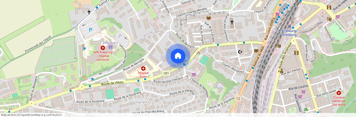 Route de Villars-les-Joncs 17, 1700 Fribourg