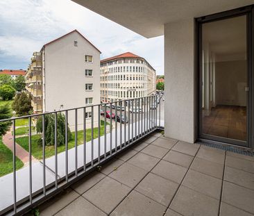 Komfortable Neubauwohnung in TOP-Citylage. Mit Balkon, EBK, Parkett und Fußbodenheizung. - Photo 1