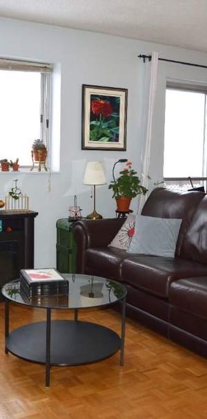 Grand 4 et demi lumineux situé au 8ième étage d’un immeuble en béton avec vue sur la rivière des Prairies. - Photo 1