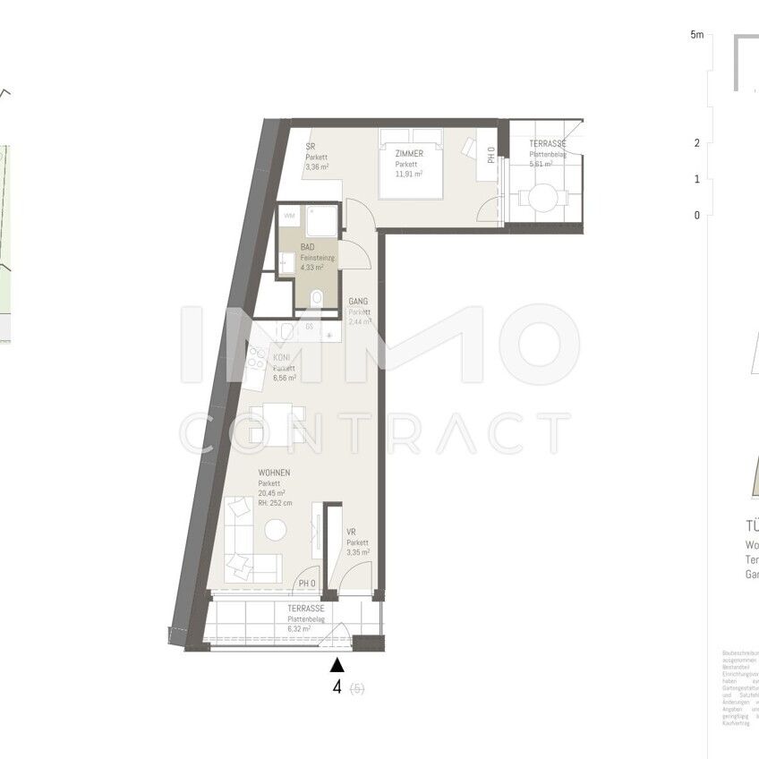 ERSTBEZUG 2 Zimmer Wohnung mit Terrasse und Garten - Ordination - Photo 1