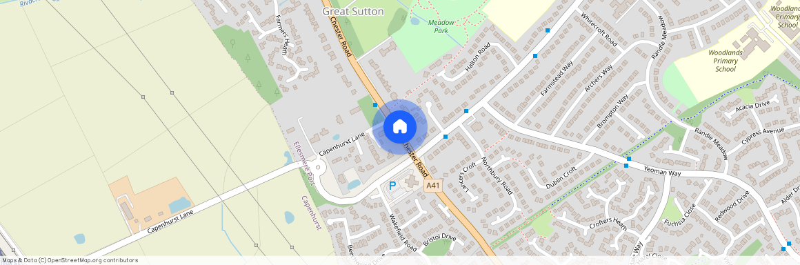 Chester Road, Whitby, Ellesmere Port, Cheshire. CH66