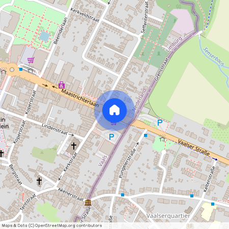 Vaals, 6291 EK, Maastrichterlaan, Vaals