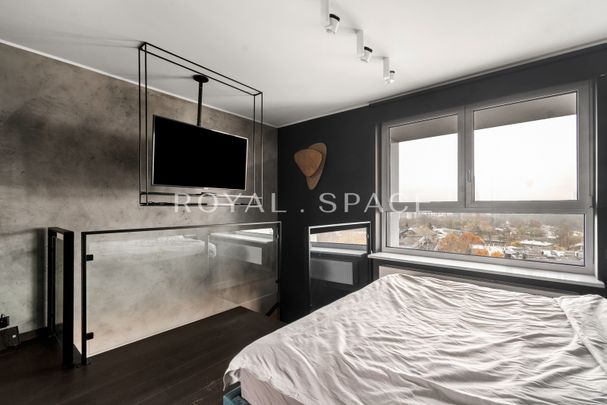 Dwupoziomowy apartament z panoramą Warszawy - Zdjęcie 1