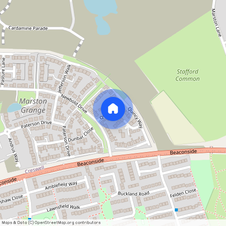 Quincy Way, Marston Grange, Stafford, ST16 1WD, Stafford